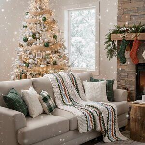 Bernat Chunky Yarn Blanket 70in x 48in